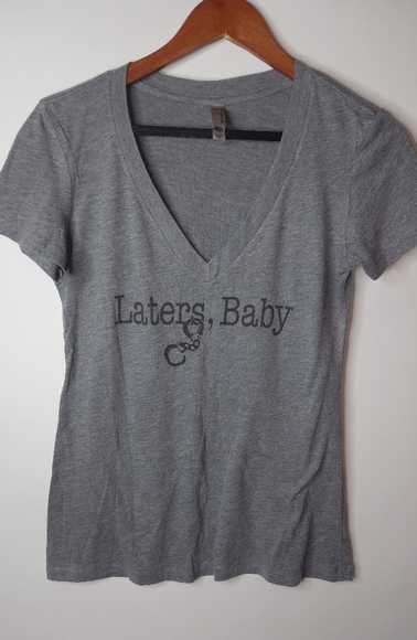 Laters Baby M Handcuffs Gray Top - Picture 1 of 4